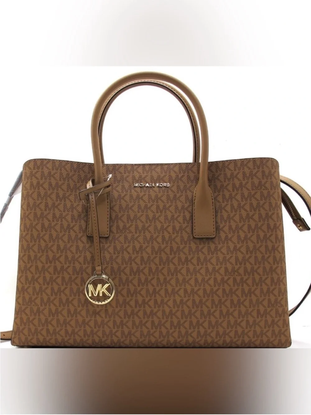 Michael Kors Tan Logo Tote Bag - Picture 3 of 3